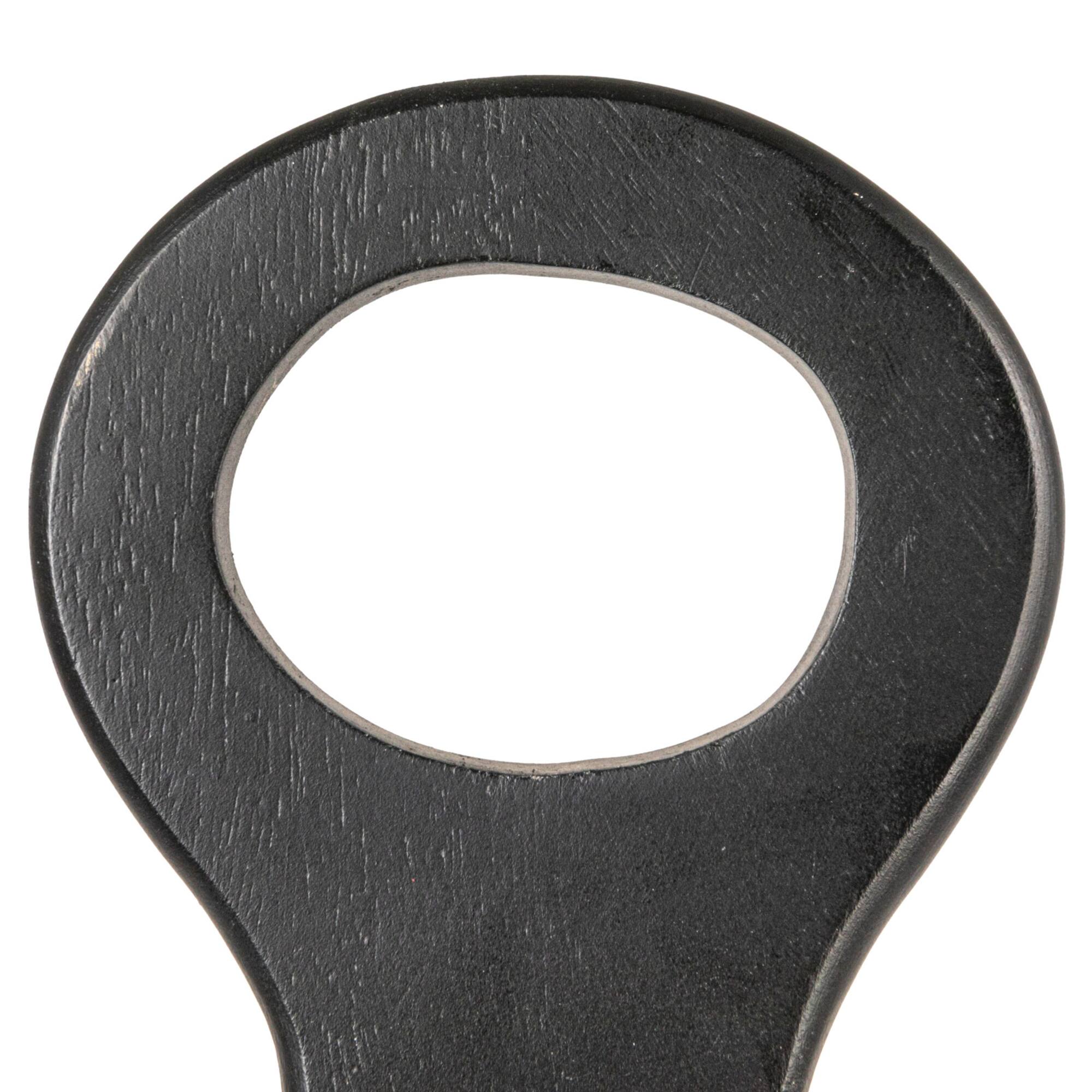 Hello Honey® 19.75" Black Avant-Garde Mango Wood Cheese & Cutting Board